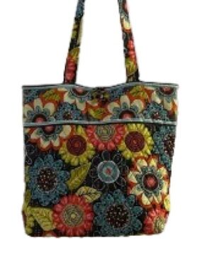 Retired Vera Bradley Flower Shower Quilted Tote Bag Summer 2014